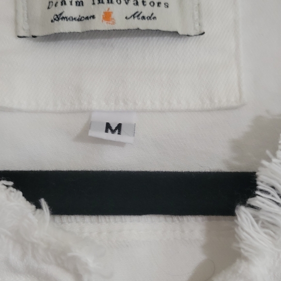 New Principle Denim The Jewel in White Denim Jacket - Picture 10 of 11